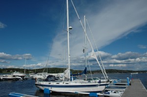 In unserer Marina in Skjeberg